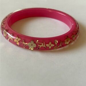 Louis Vuitton Pink inclusion bangle Bracelet